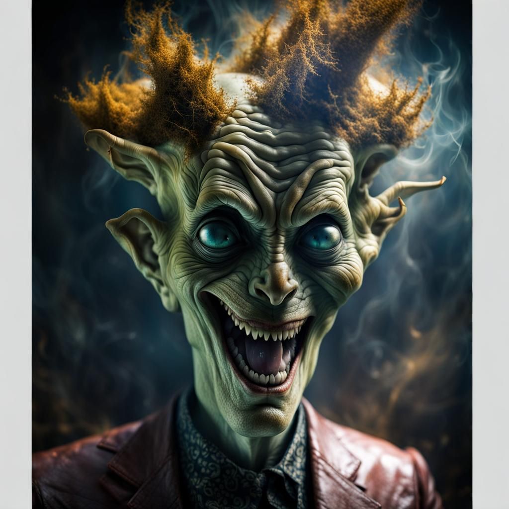 Extravagant Alien Characters in Couture Clothes