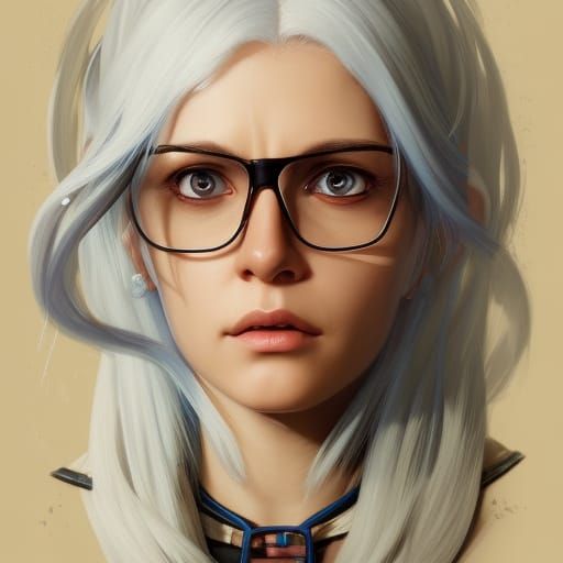 Sheikah Researcher Portrait in Hyperdetailed Style