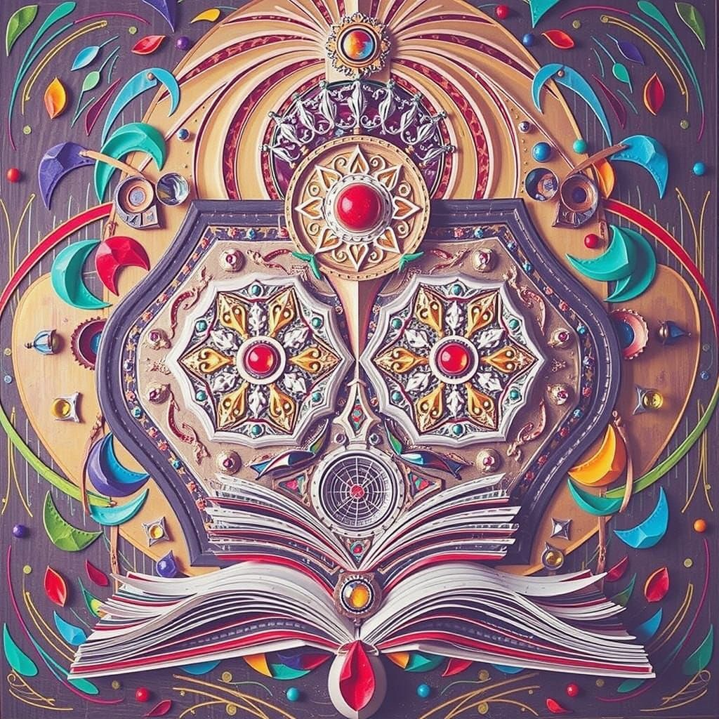 Abstract Expressionist Composition with Bold Brushstrokes