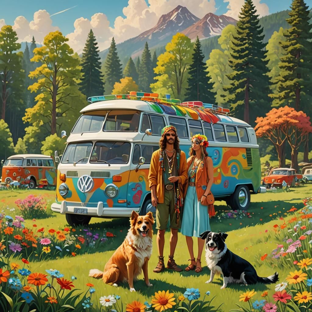 The hippie world
