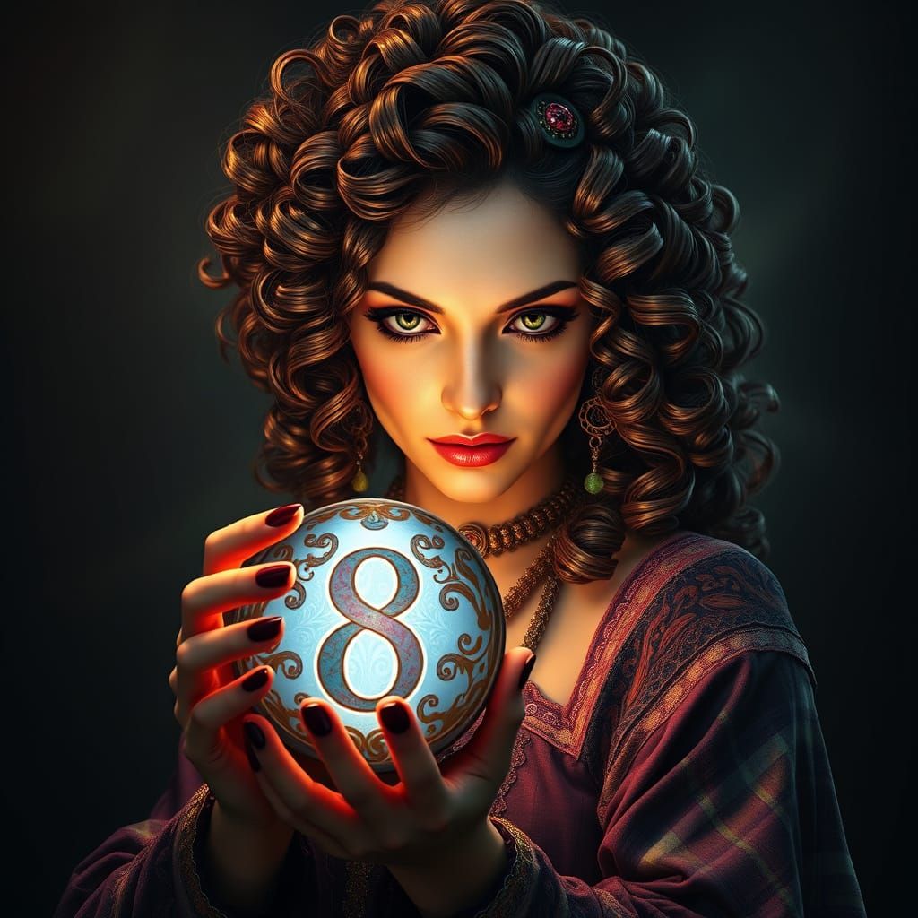 Gypsy and her magic 8 ball