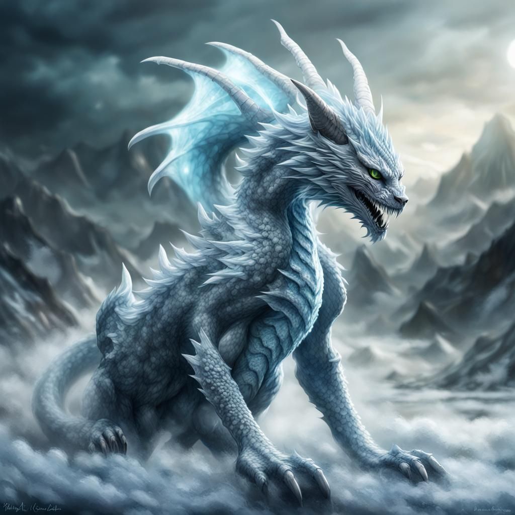 icy cat dragon