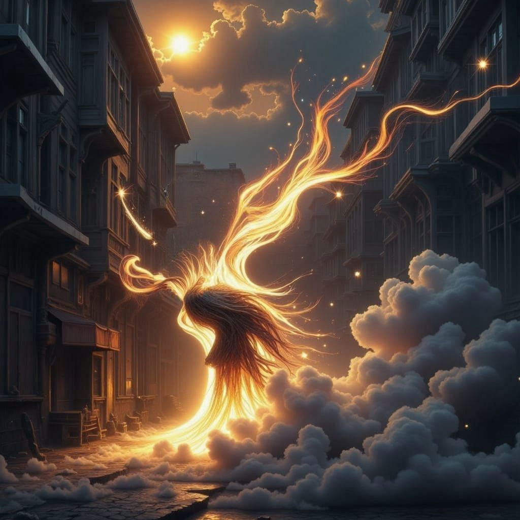 Ethereal Scene in Hyperrealistic Light