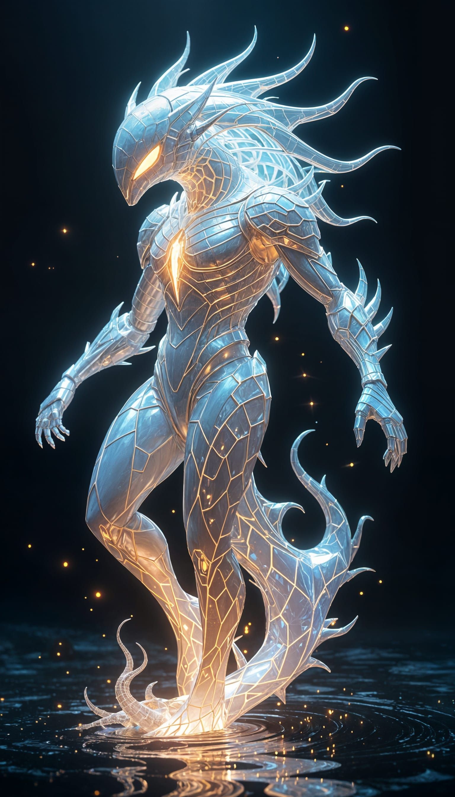 Gelwave Armored Creature in 3D