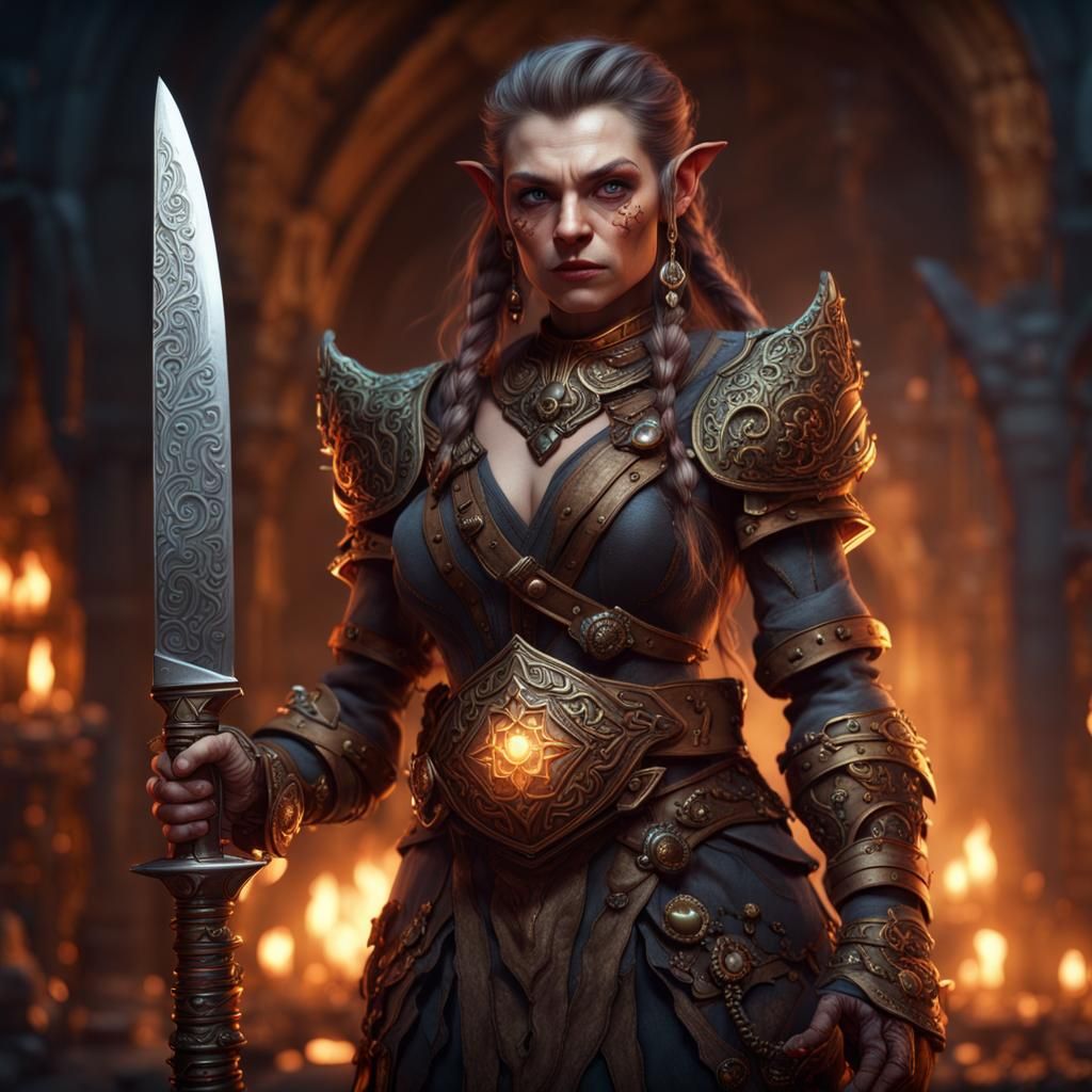 Half elf - half dwarf