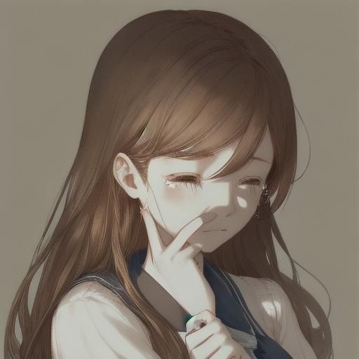 Emotional Goodbye: Two Girls Saying Farewell