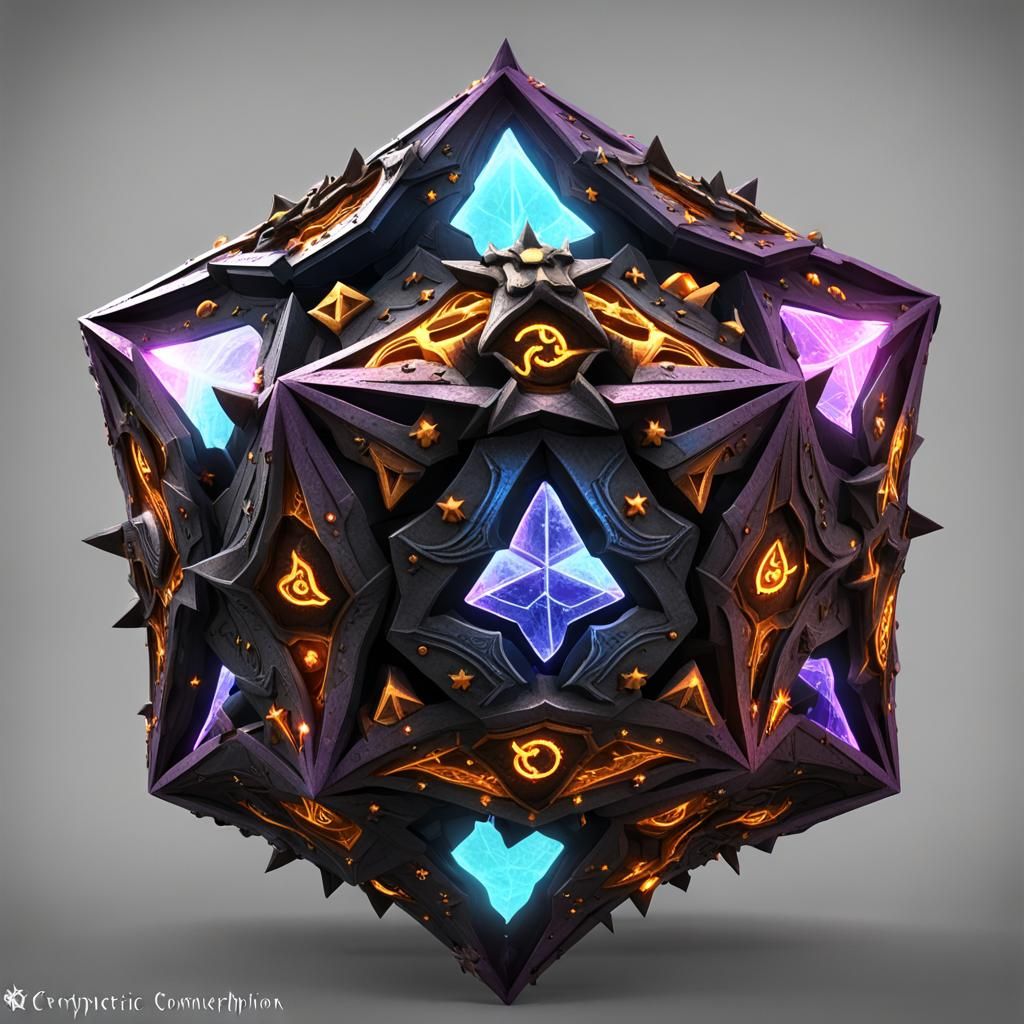 Infernal Star in 3D Game Cinematic Style