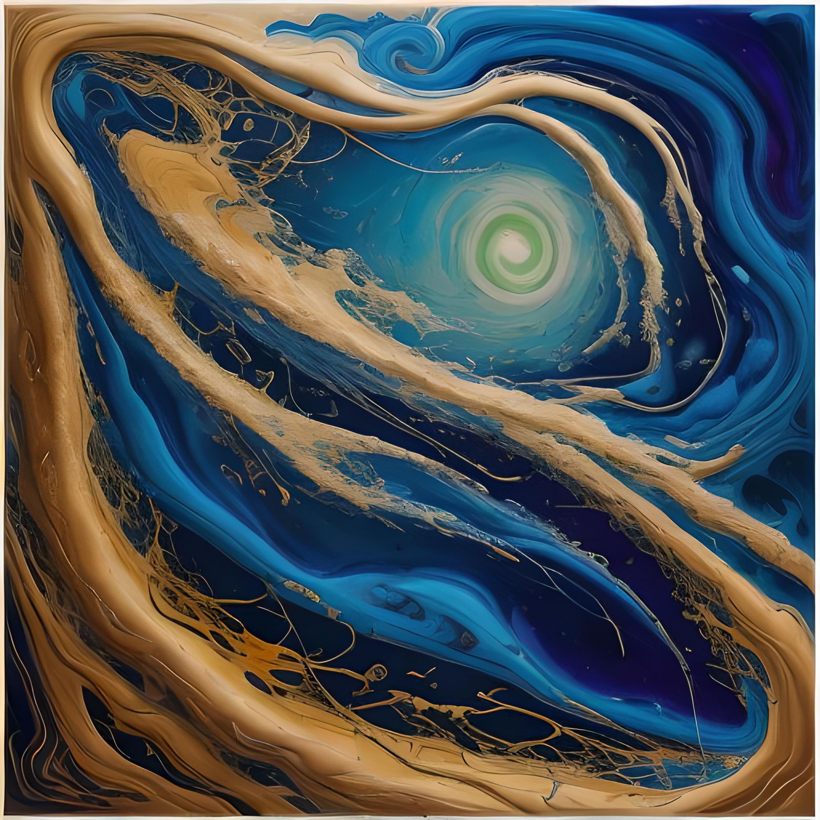 Fairy in Abstract Emotional Landscape