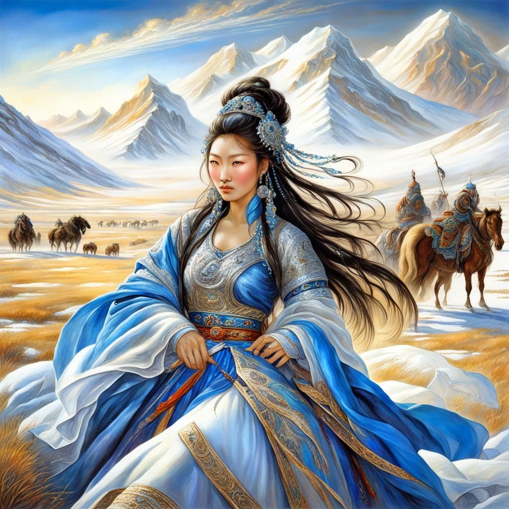 A Beautiful Mongolian Beauty