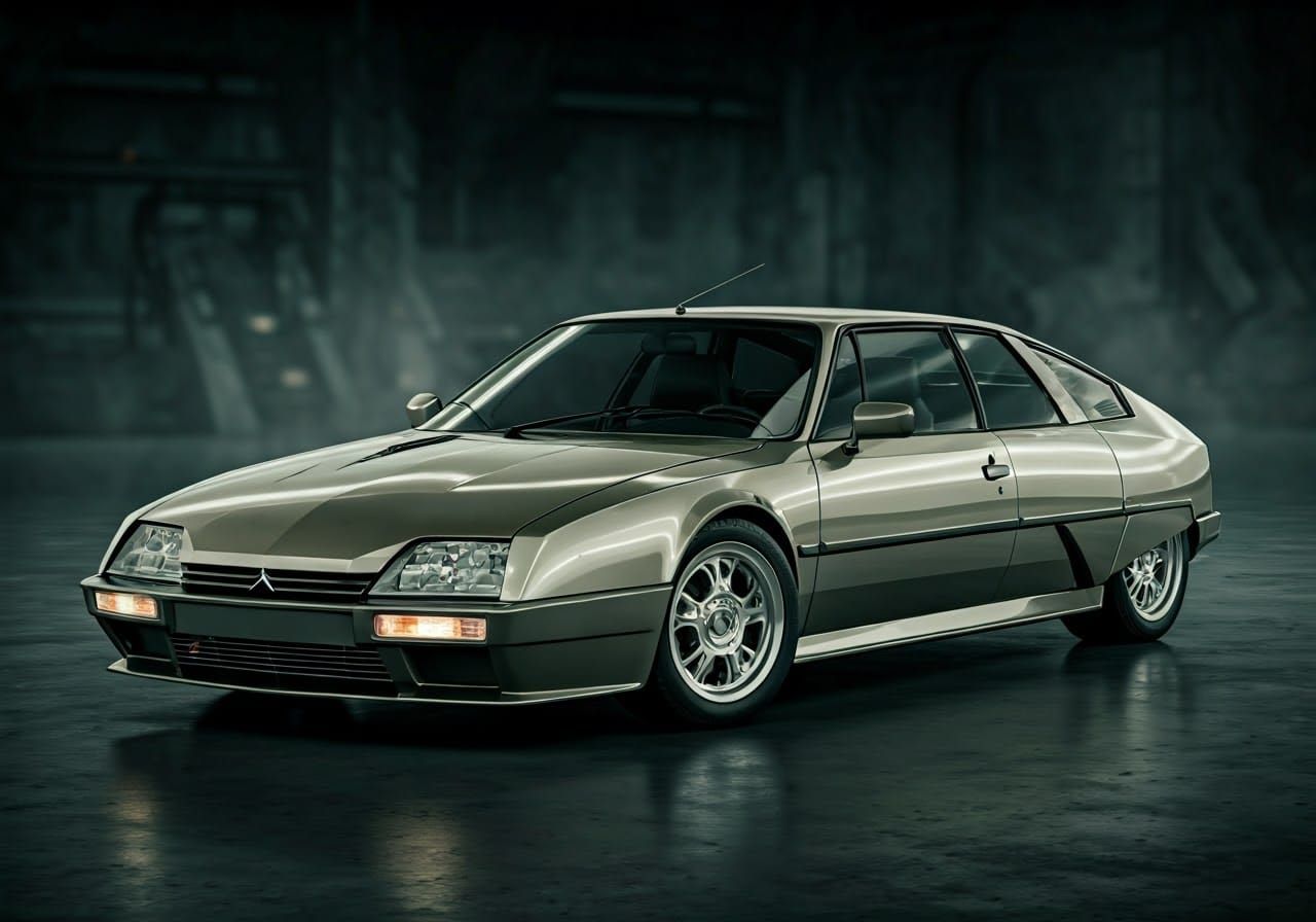 Futuristic 2000 Citroën CX Coupé Concept Car