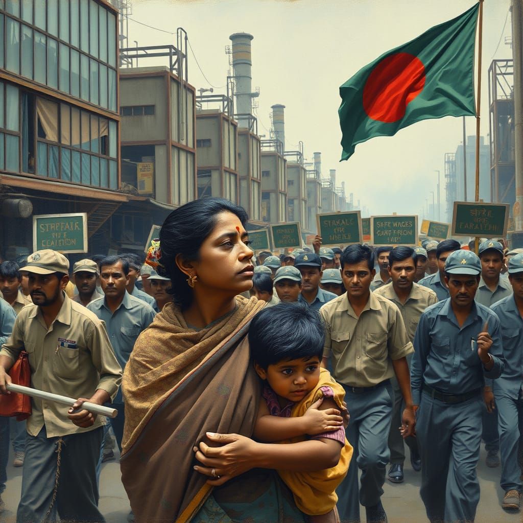 Bangladesh Workers Unite for Fair Labor Rights