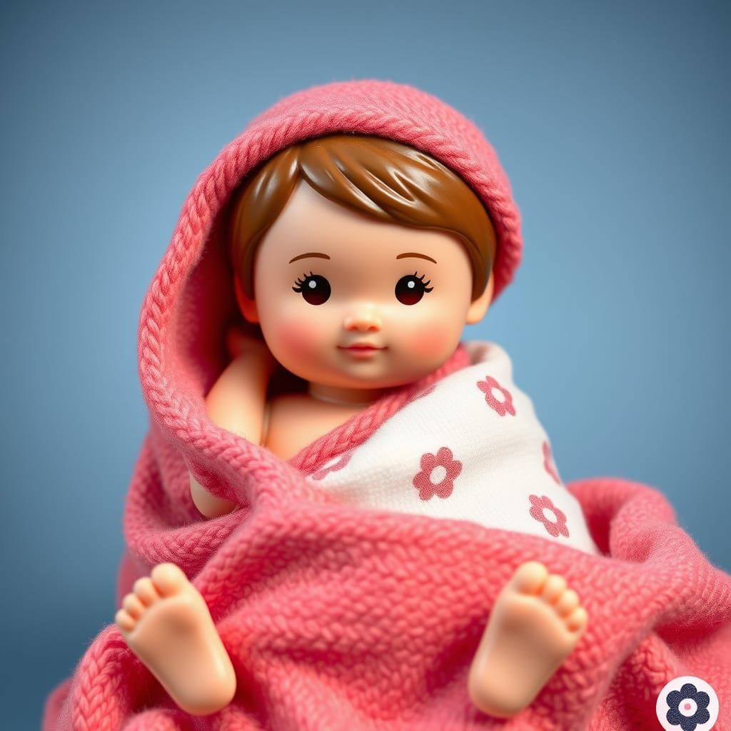 Playmobil Baby in Cozy Playmobil Swaddle