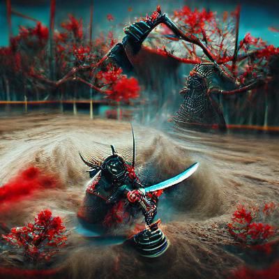 Samurai Uruk-Hai Seppuku in 8k Resolution