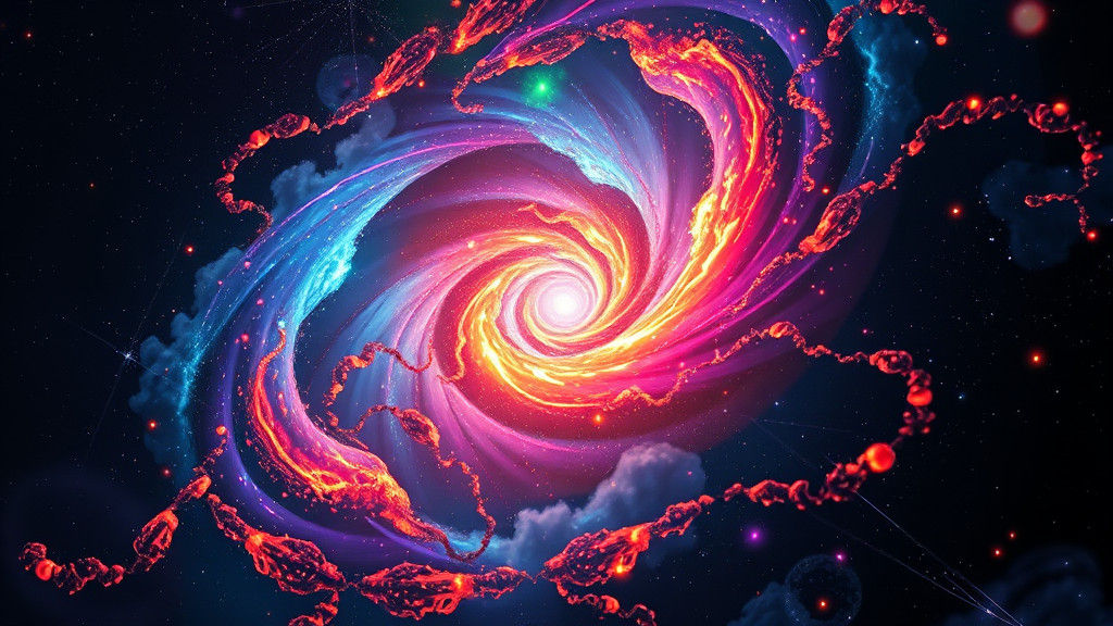 Cosmic Vortex of Quarks in Hyperspace Journey