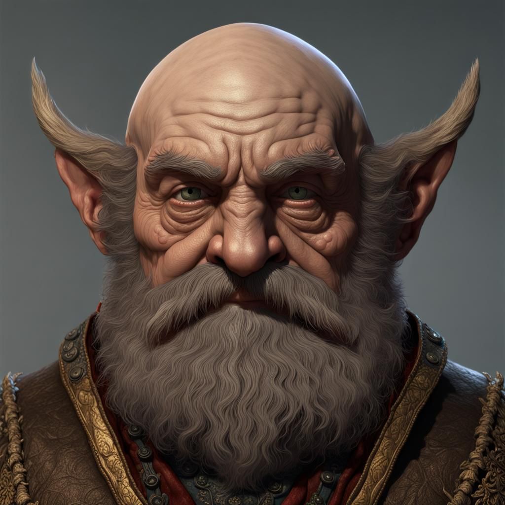 Bald Gruff Dwarf