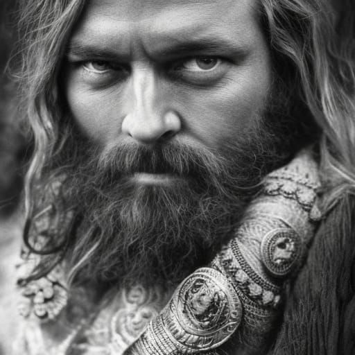 druid looking at camera