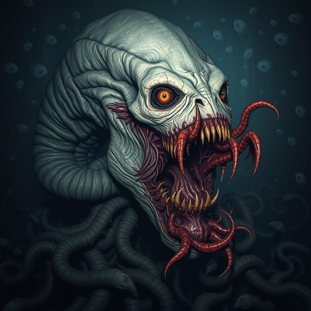 Nightmarish Amalgamation of Cryptid and Symbiote