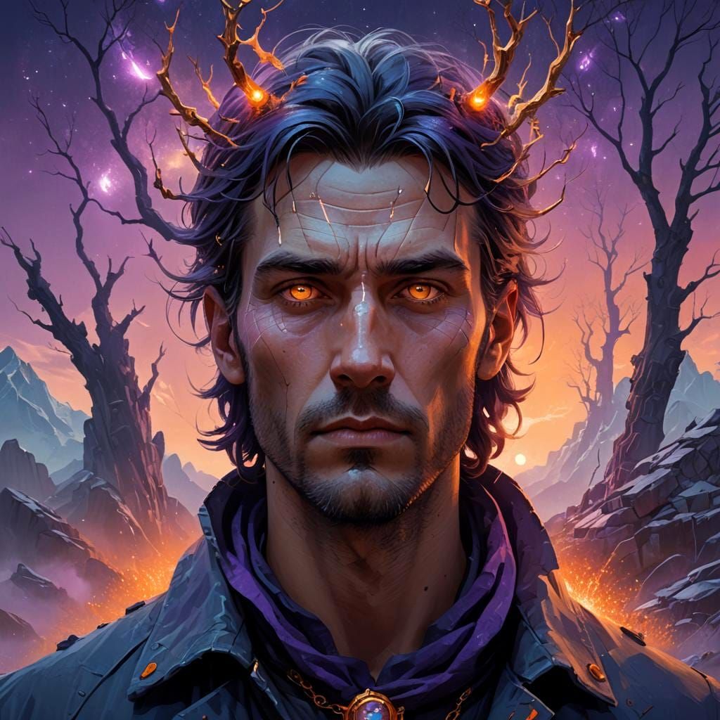 Ethereal Man: Fantasy Art in Deep Color