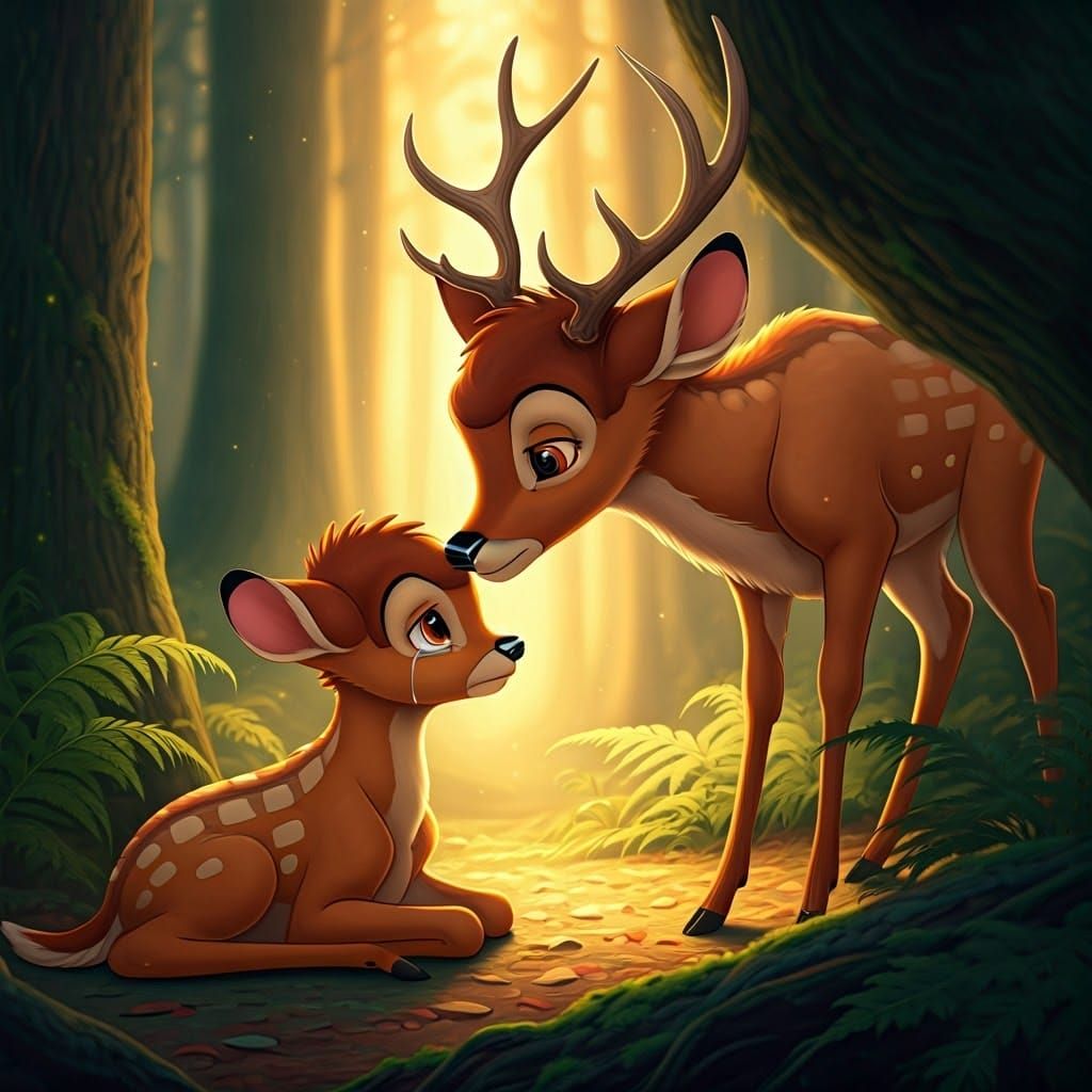 Father's Comfort in a Forest of Grief