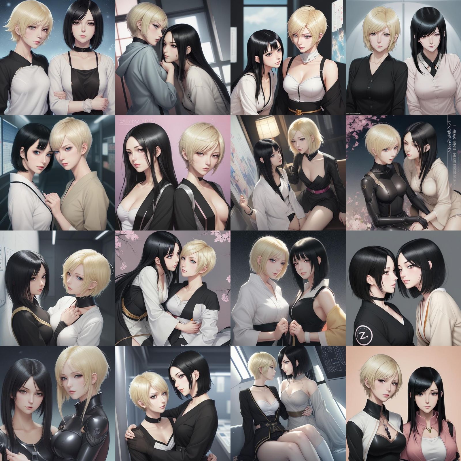 Anime Style: Two Women in a Digital World