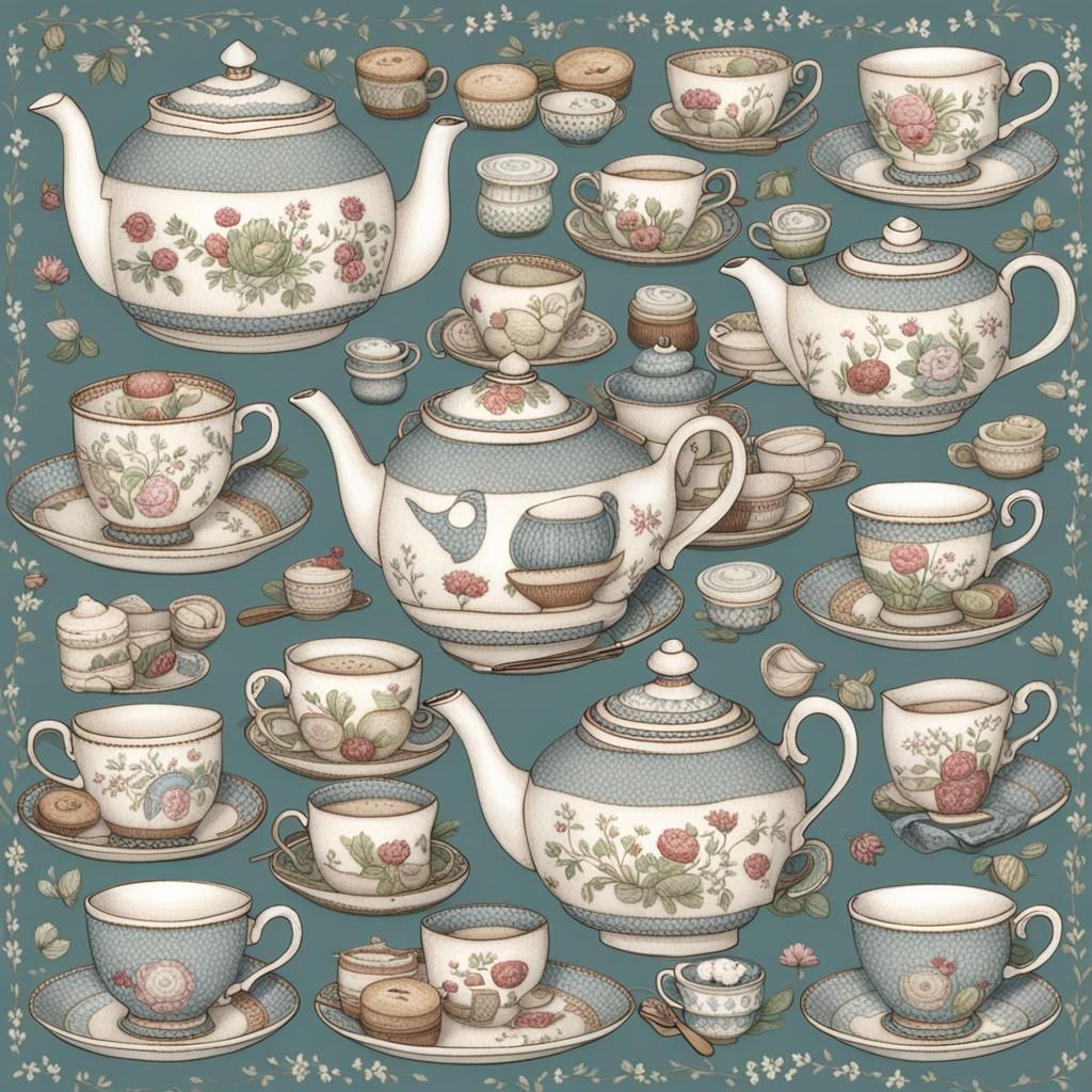 THE OLD TEA SET