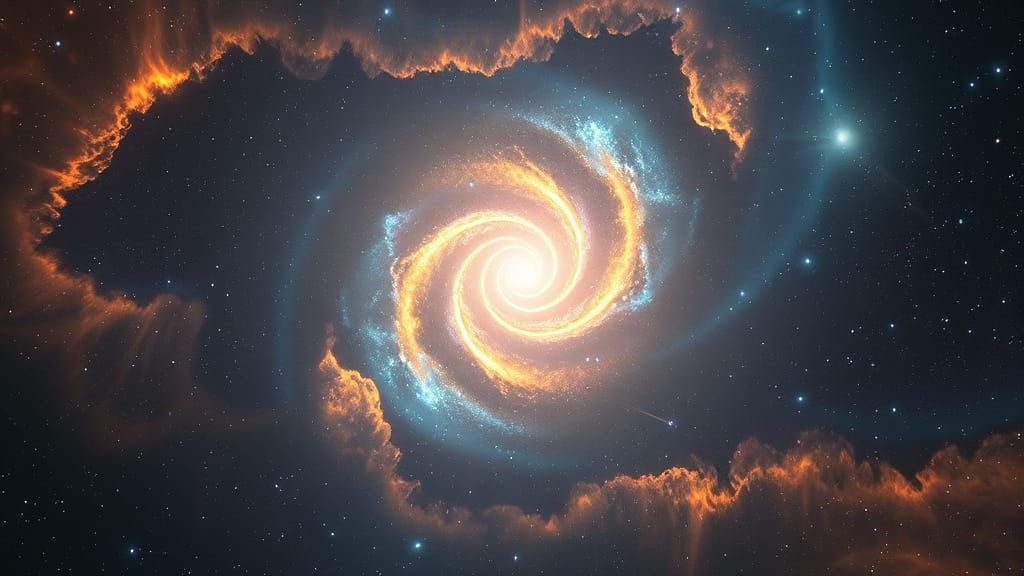 Cosmic Odyssey in Celestial Hues