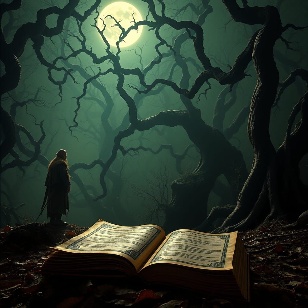 Ancient Forest Seeks to Consume a Mysterious Druid