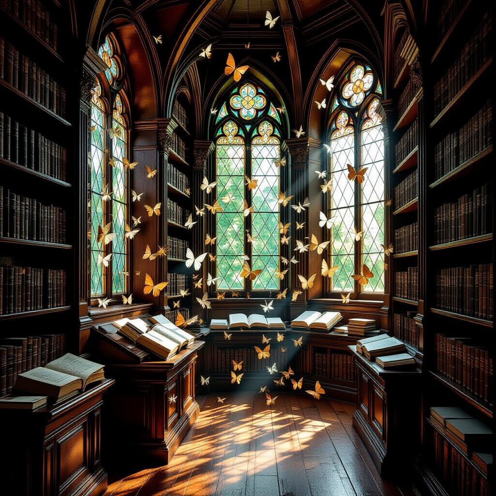 Living Books in an Ancient Library
