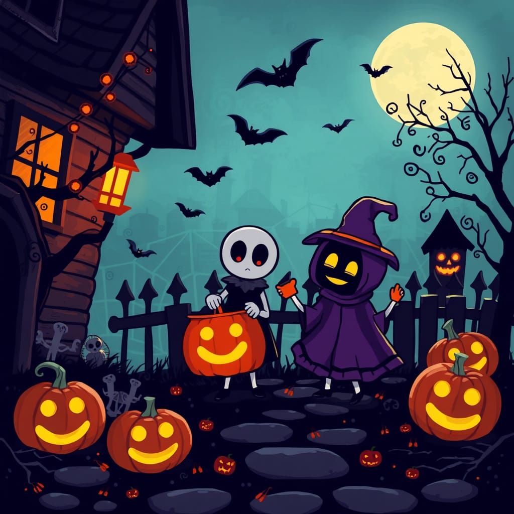 Cute and Spooky Halloween Icons