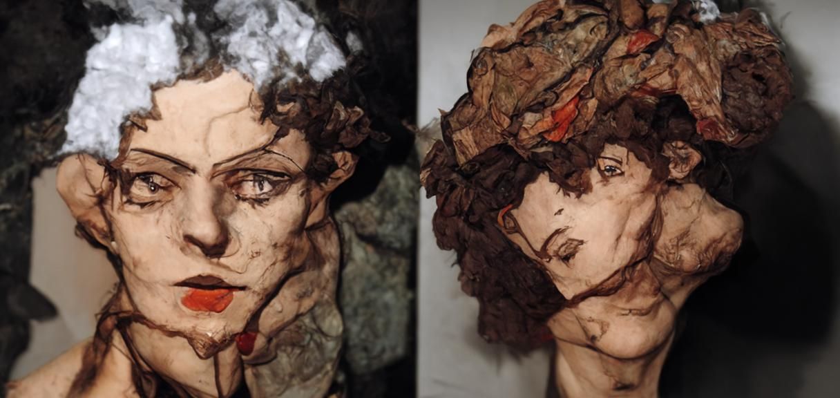 Expressionist Muses in Film Noir Style