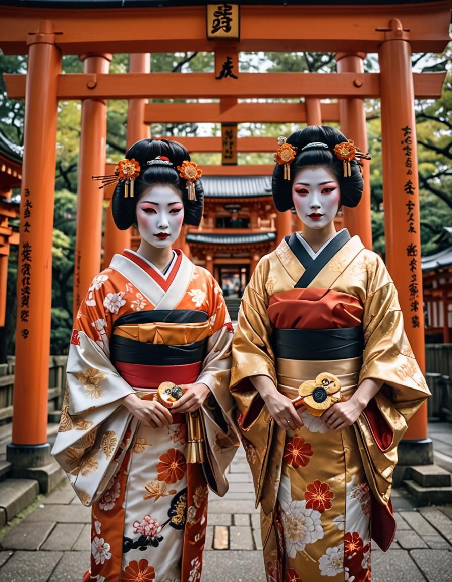 Maiko and Geiko at Fushimi Inari: Professional Photography