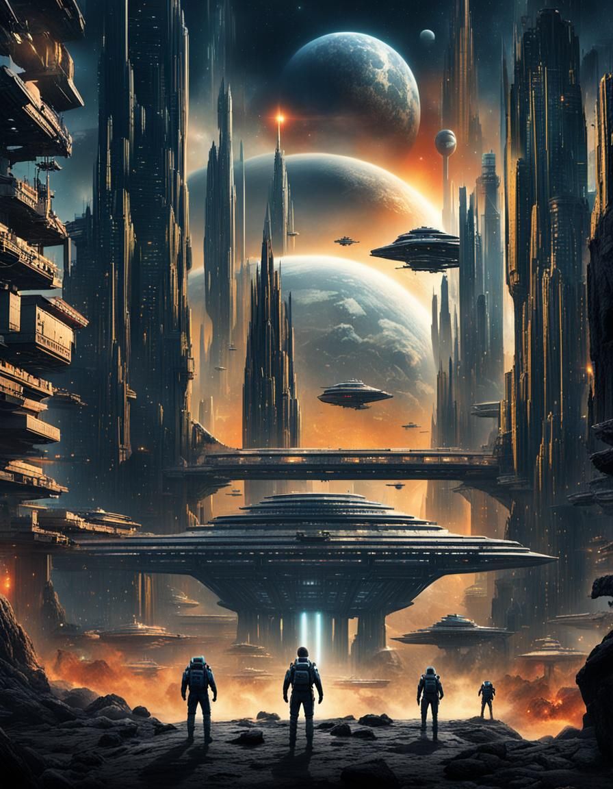 AI Generated Sci-Fi Movie Poster