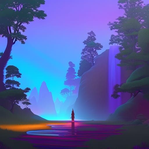 Bioluminescent Vimanas of Ancient India: Hyperrealistic Fant...