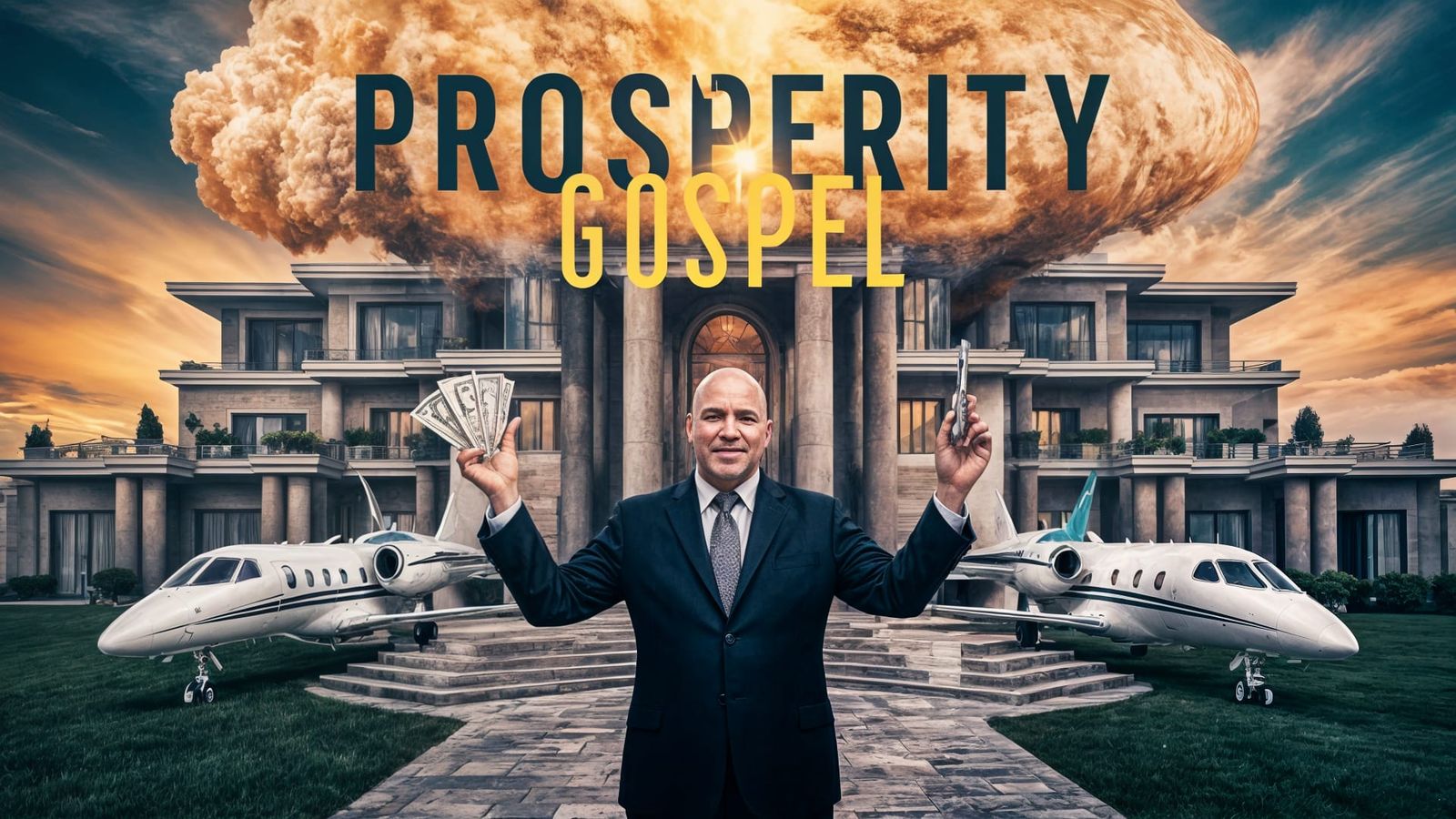 Prosperity Gospel: Pastor, Jet, and Extravagant Mansion