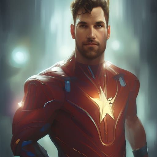 Sean William Scott as Superhero Portrait