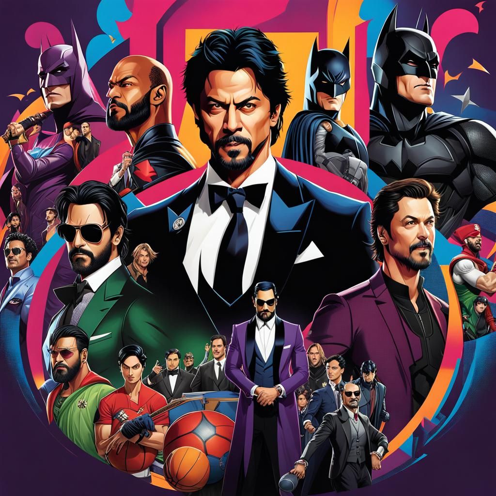 Epic Party: Celebs and Superheroes in HD Realism