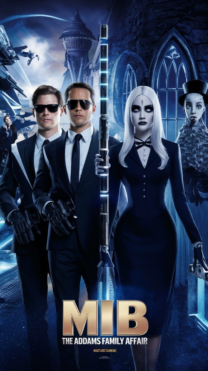 MIB: The Addams Family Affair Movie Poster