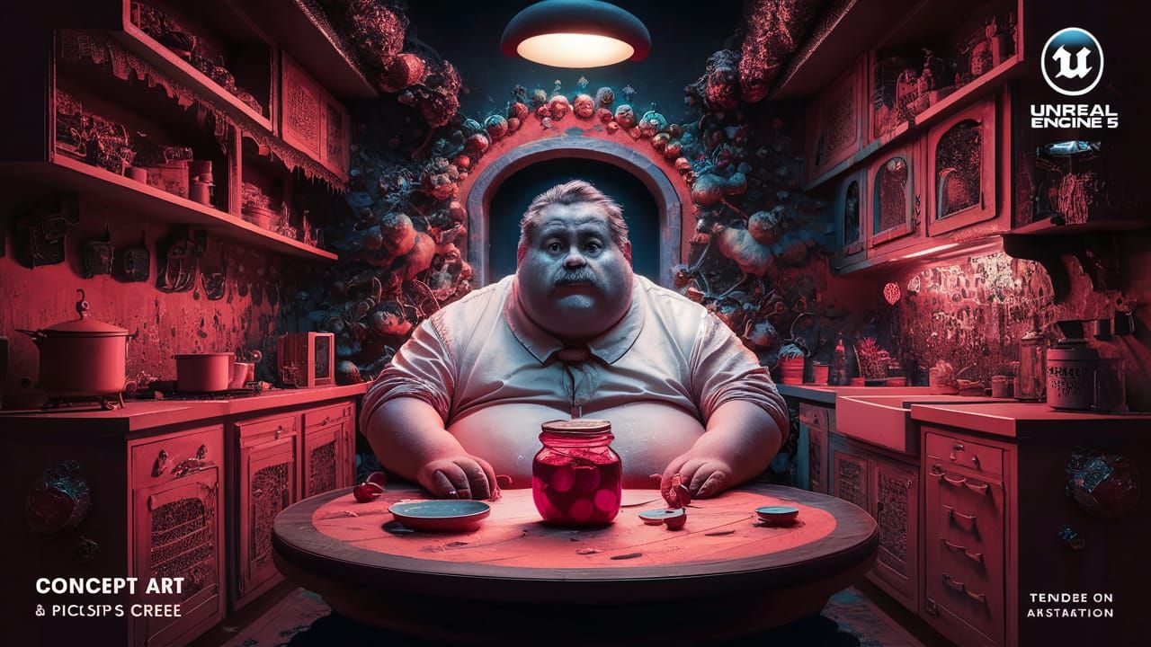 Sad Man with Pickled Beets: Concept Art