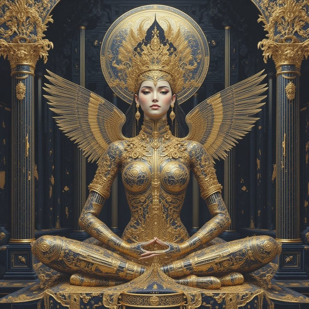 Cyberpunk Cityscape in Neon Lights