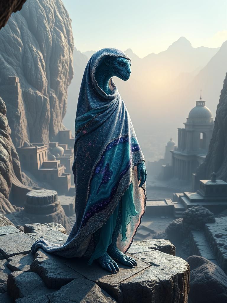 Galaxy Agate Speleothem in Sparklecloth