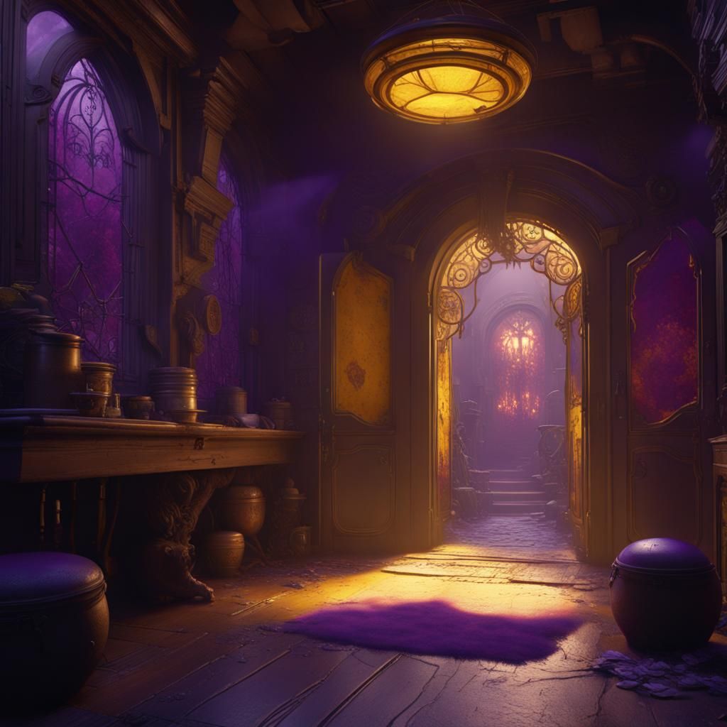 Dark Fantasy Doorway Art in 8K Resolution