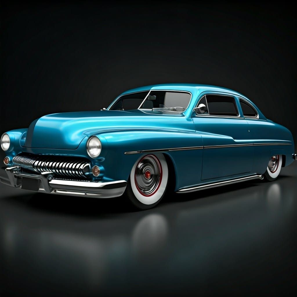 1949 Mercury Eight Restomod in Cinematic Lighting