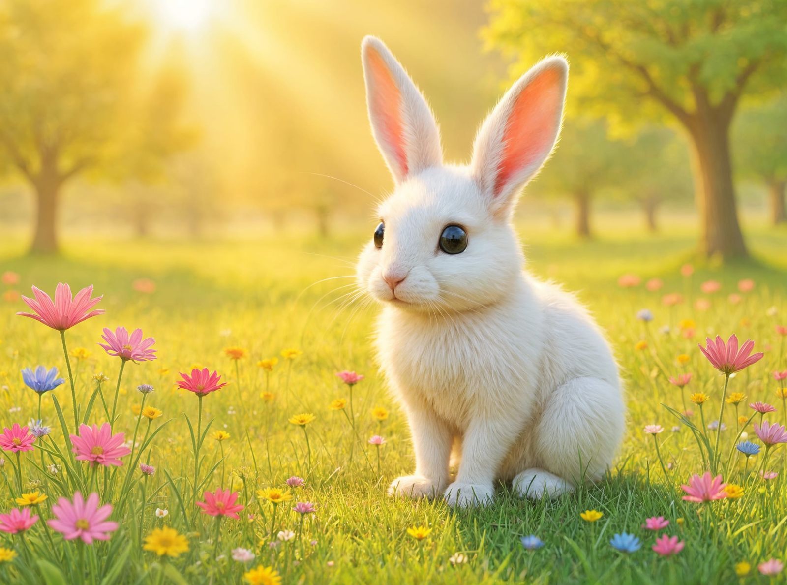 A Simple AI Generated Image of a Rabbit