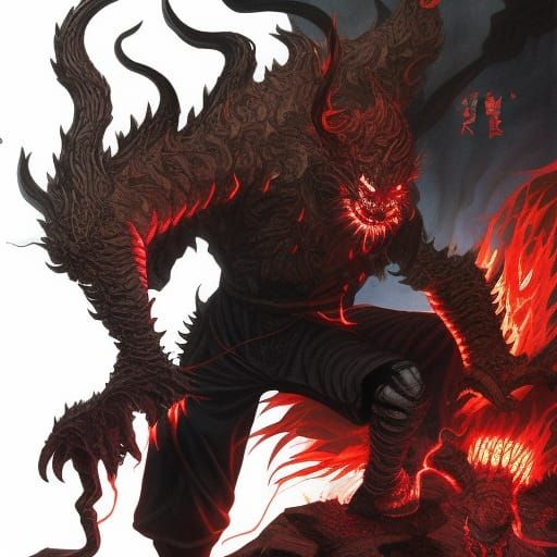 Smoke Demon Borne Of Hell's Fire #6