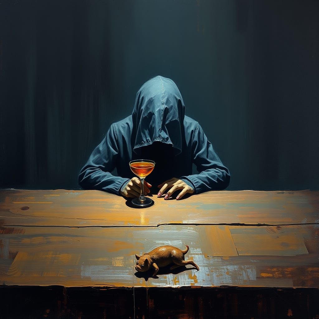 Sorrow's Solace in Amber Haze