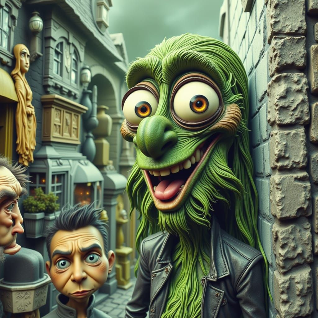 Claymation Pickle House in a Pickle