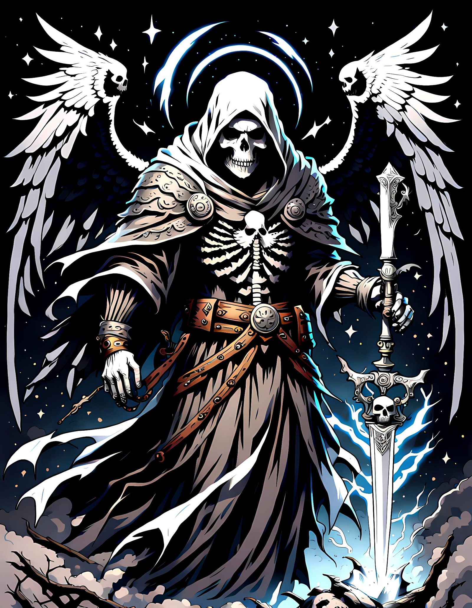 Grim Angel of Death in Cosmic Void