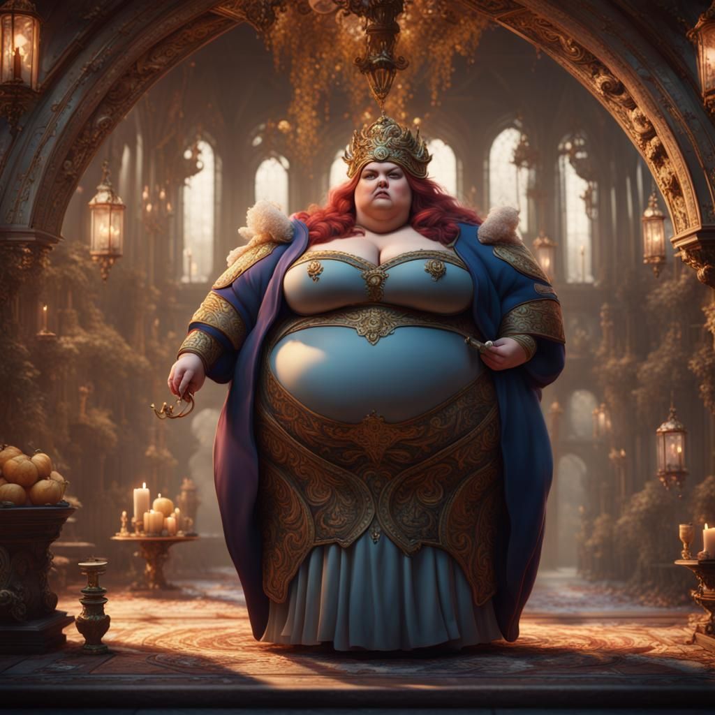 Detailed Matte Painting of a Woman