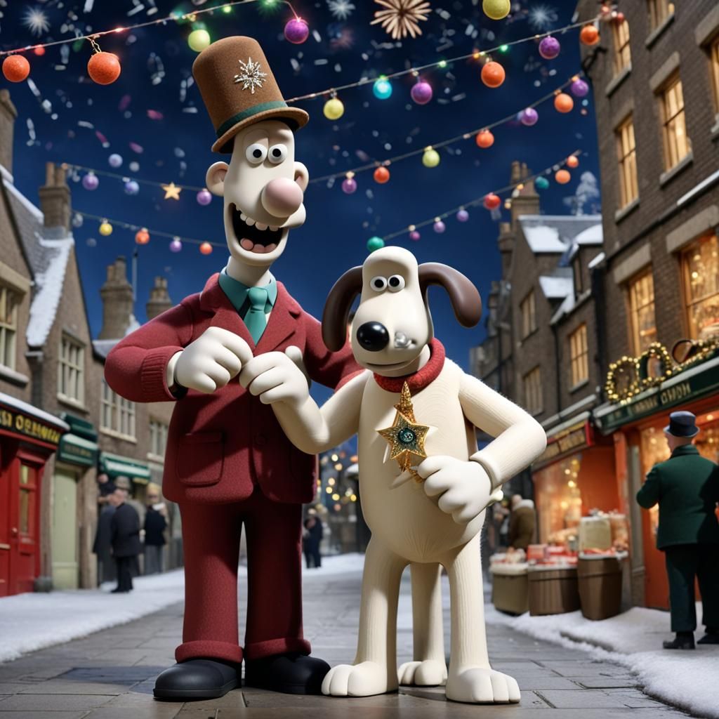 Wallace and Gromit New Year's Eve Celebration