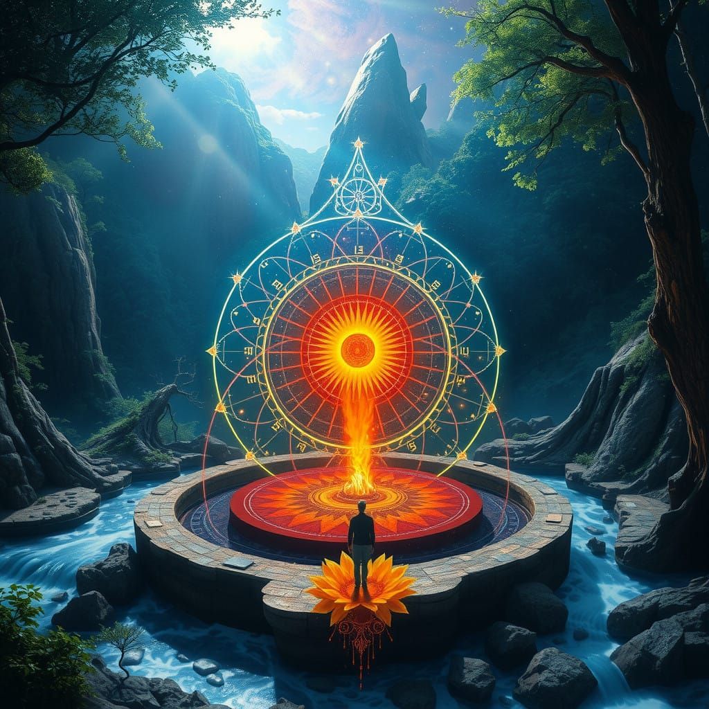 Surreal Cosmic Tapestry Reveals Interconnected Realms